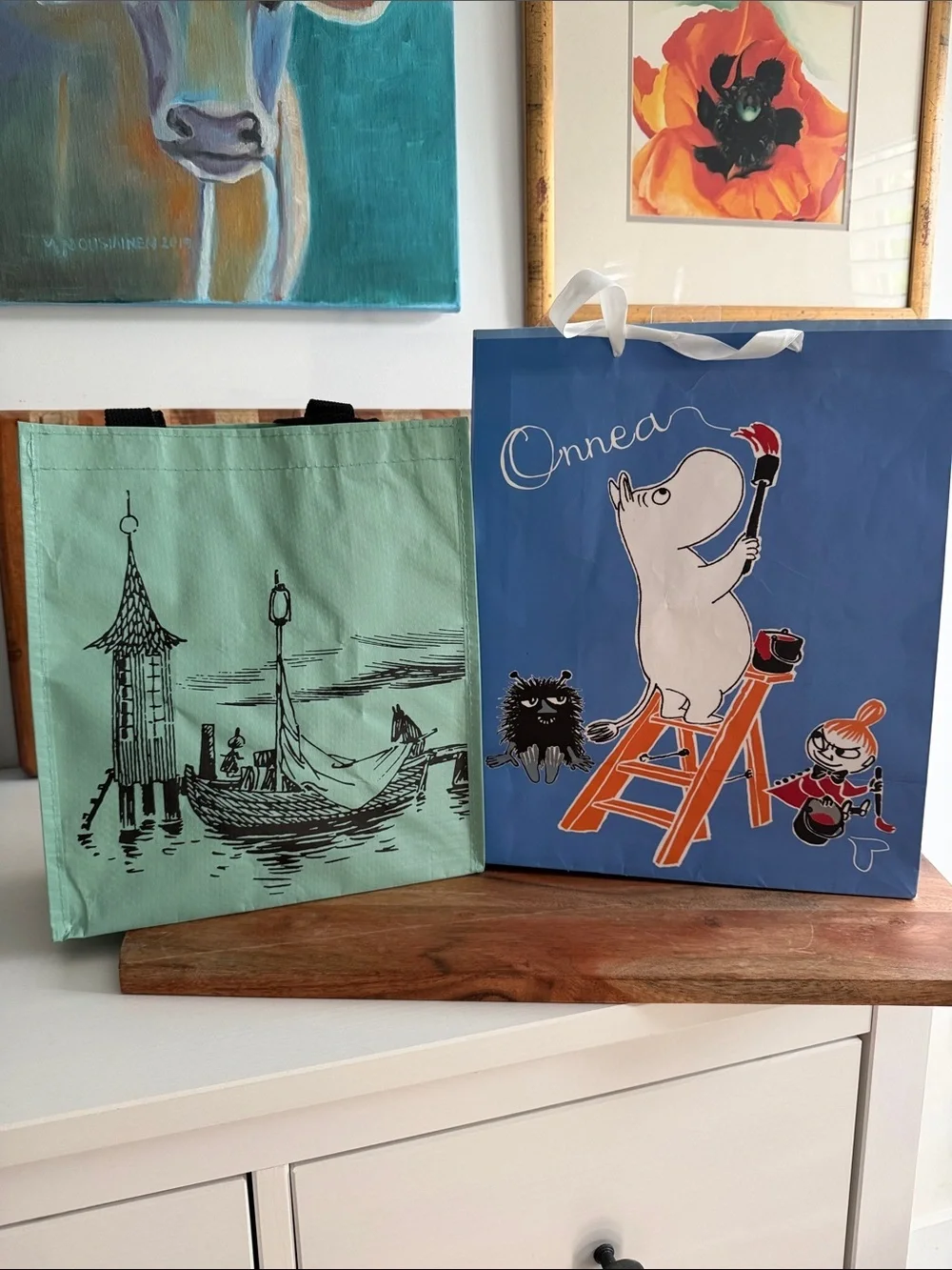 Moomin Polypropylene Reusable Tote Bag and Paper Gift Bag - Picture 8 of 10